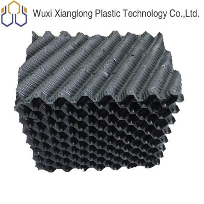 China 19mm 610mm Cooling Tower Fill Media Counter Flow Cooling Tower PVC Filler for sale