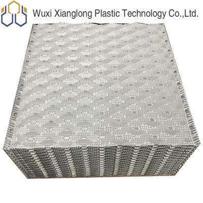 China Honeycomb PVC Sheet Cooling Tower Filler Replacement Media 850mm 1000mm for sale