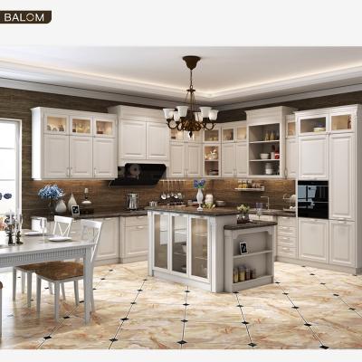 China Latest Traditional Modern Kitchen Designs Custom American Modern Stainless Steel Kitchen Cabinets for sale