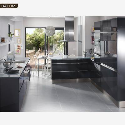 China European E1/E0 Health Balom Scratch Resistant Standard E0 E1Kitchen Kitchen Cabinets Modern European Style Cabinetry for sale