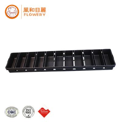 China 2 lb. Pullman Bread Loaf Pan dough mixer Deck Baking Oven baking pan alusteel black for sale