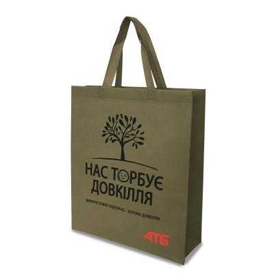 China 100% Eco-Friendly Factory Promotional Non-Woven Logo Reusable Custom Fashion Cloth Grocery Bags for sale