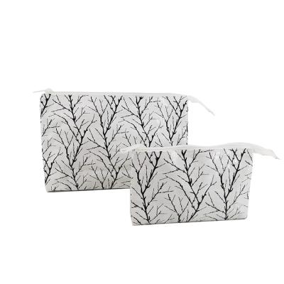 China Fashoion wholesale cheap printed reusable eco friendly pp woven waterproof make up bag for sale