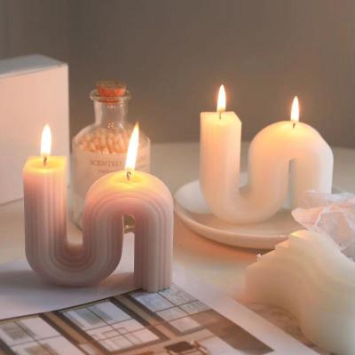 China Birthdays Simple Design Home Decoration Candles Art Candles Geometry Candle For Wholesale for sale