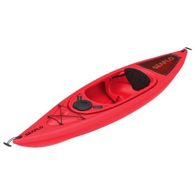 China Wholesale Fishing Kayak Touring Kayak Factory Sit In Top Plastic Single Kayak Fishing Boat for sale