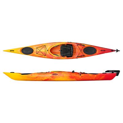 China Kayak Relaxing Plastic Fishing Boat With Seat For Watersport Kayaking for sale