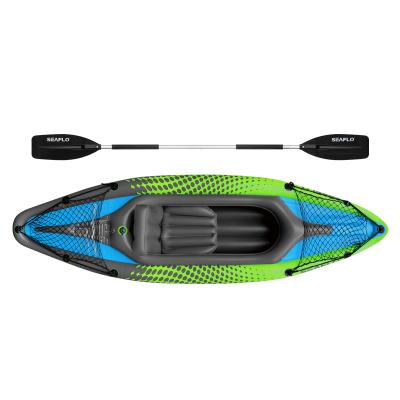 China 0.9mm PVC whole water sport inflatable kayak with paddle and pump for sale