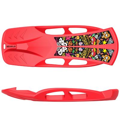 China Winter Outdoor Sports Kids Relaxing Ski Plastic Snowboard for sale