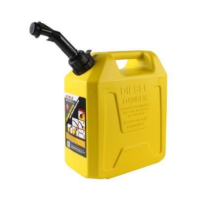 China Plastic Customized 5/10/20 Liter Plastic Auto Cut Gasoline Can for sale