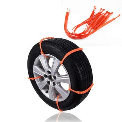 China Flame-Retardant Plastic Car Snow Chains For Winter Cable Tie Mold Reusable Car Tire Snow Tire Chain for sale