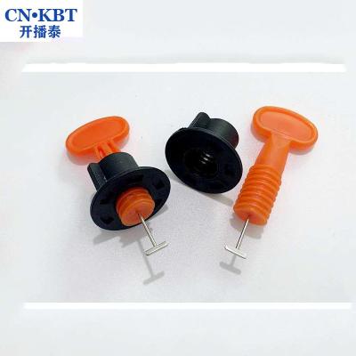 China Industrial high quality 1MM plastic t-shaped rotating tile leveler tile leveling system for laying tile for sale