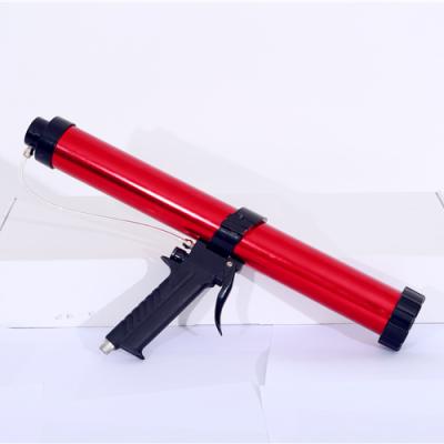 China 600ml Sausage Gun Rubber Gun Tool Eco-Friendly Professional Soft Air Pneumatic Air Glue Glass Caulking Gun With Control Valve for sale