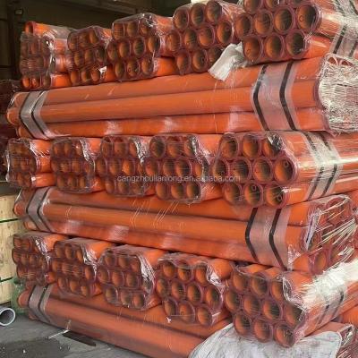 China Building material stores dn125 3m concrete pump straight pipe for sale