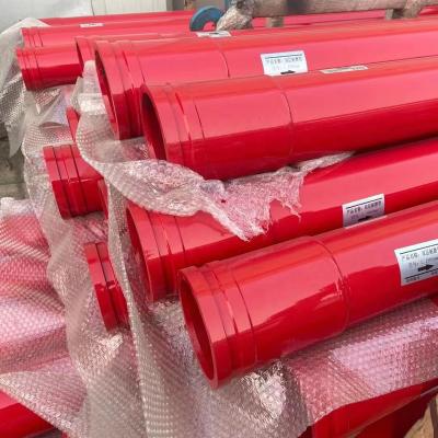 China Building material shops concrete pump pipe for P.M. Putzmeister 130bar DN125 pump tube pipe for sale