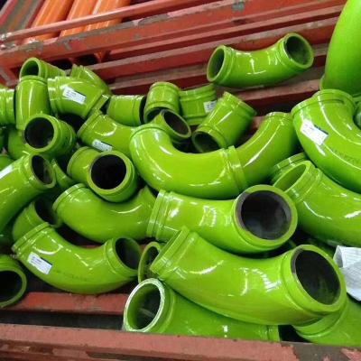 China Machinery Repair Shops Concrete Pump Elbow Dn125 Porcelain Concrete Pump Elbow 90 Degree for sale