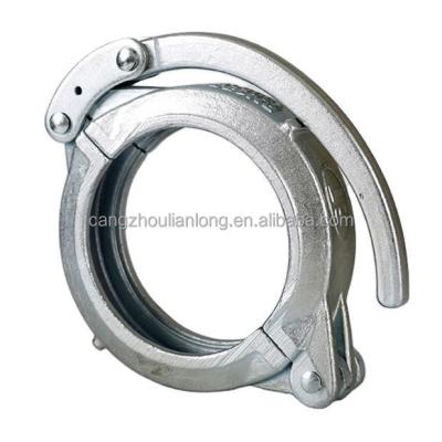 China Excavator Putzmeister Concrete Pump DN125 Clamp Quick Coupling Rubber Hose Spare Parts 125 Quick Coupling Flange for sale