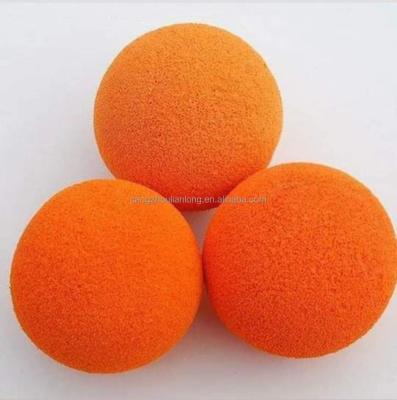 China Hard / medium soft DN80 DN 100 DN125 DN150 Concrete Pump Pipe Cleaning Ball Pump Truck Cleaning Ball for sale