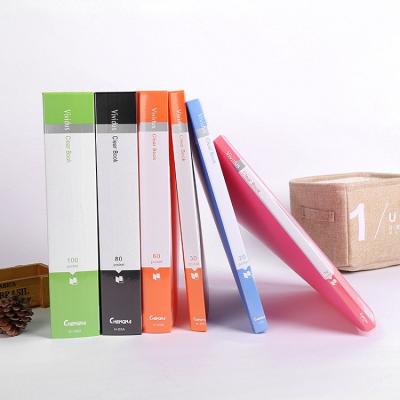 China Creative trend products filing custom A4 size pp file clear book desktop display refillable book for sale