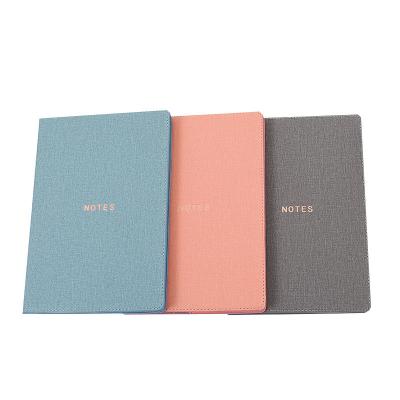 China Simple Soft Leather Notepad Personalization Plan Business Notebook Customized Notebook Diary Custom Logo for sale