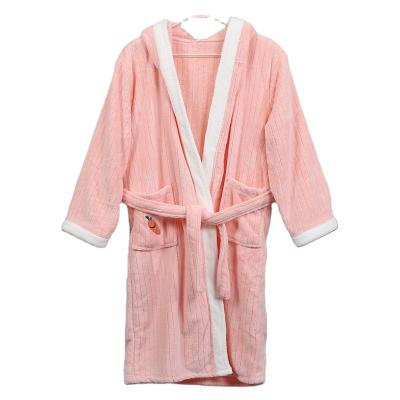 China OEM China Manufacture Children's Hooded Bathrobe Children High Quality Super Soft Plush QUICK DRY Child Bathrobe for sale