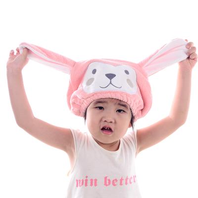 China New Arrival Girls/Boys Style Hair Drying Cap Hair Towel Turban Hot Selling Custom Animal Kids QUICK DRY for sale