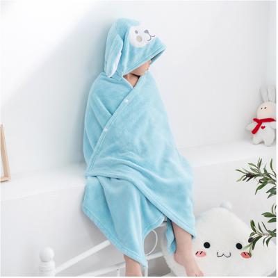 China Premium Super Soft Absorbent Wrap Baby Hooded Towel QUICK DRY For Kids Custom Animal Pattern Bath Towel Wholesale for sale