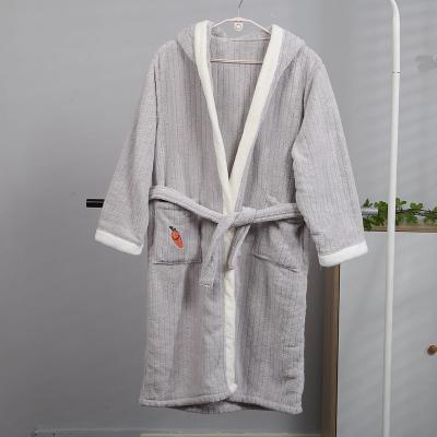 China Best QUICK DRY Luxury Unisex Cute Baby Kids Customizable Velent Sleepwear Bathrobe Boys Girls Bath Towel For Child for sale