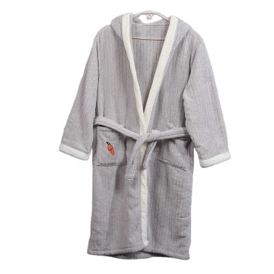 China Wholesale Custom High Quality Unisex Logo Kids Bathrobe Baby Bathrobe Bath Towel Super Soft Luxury Fuzzy Fluffy QUICK DRY for sale