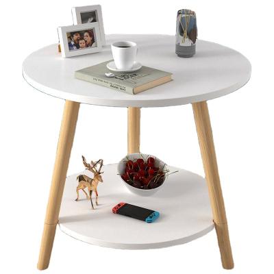 China (Others) Modern Design Center Table Double Layer Adjustable Solid Wood Multifunctional Luxury Coffee Tables for sale