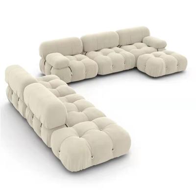 China Comfortable Italian Modern Luxury Chesterfield Sofa Design Modular Sectional Sofa for sale