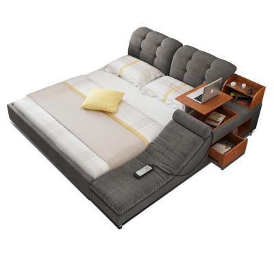 China Storage Room Furniture Sets Contemporary Leather Set Multifunctional Furniture Storage Bed for sale