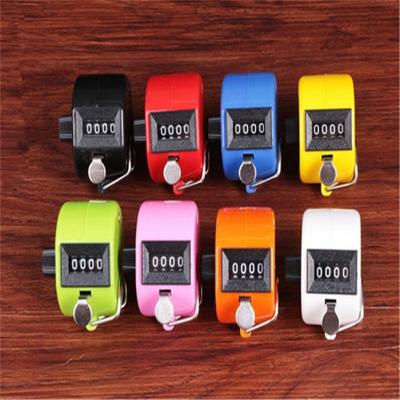 China Plastic Digital Chrome Hand Tally Clicker /Counter 4 Digit Number Clicker Golf for sale