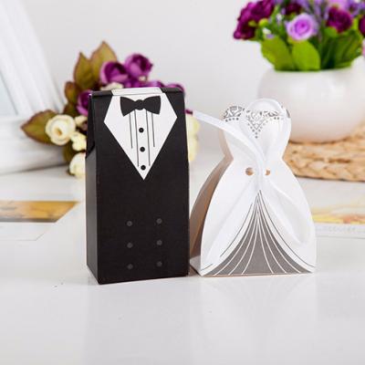 China Paper Card Box Bride and Groom Wedding Boxes Favor Boxes Wedding Favors for sale