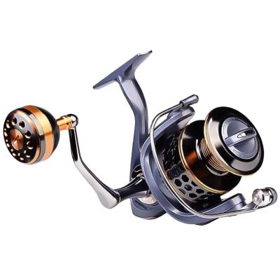 China JY Metal and Plastic Fishing Spinning Fishing Reel Metal Reel 5.2:1 Gear Ratio Baitcasting Reel Max Drag 21KG High Speed ​​Carp Reel For Saltwater for sale