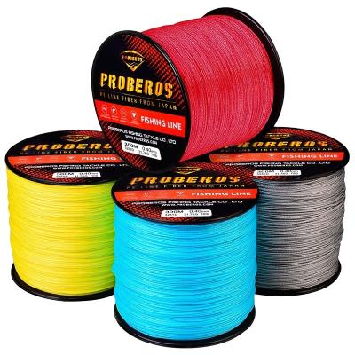 China Super Strength 9 Yarns Braided Fishing Line 300M 9 Weaves 15LB-100LB Braid PE Fishing Line Multifilament Saltwater Line Wholesale for sale