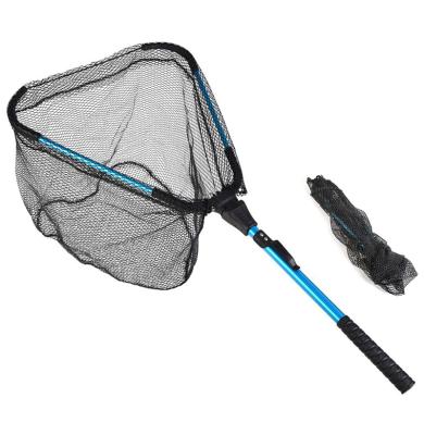 China China Manufacture Aluminum Alloy Professional Foldable Sea Net Foldable Telescopic Fly Fishing Net for sale