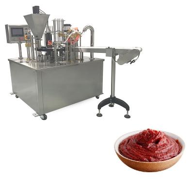 China Tray Honey Machine Cup Juice Berry Machine Food Cup Sealing Filling and Sealing Machines for sale