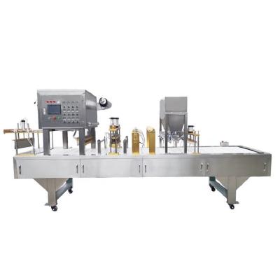 China Food Disinfectant Wipes Wet Canister Remover Filling Aluminum Film Towelette Sealing Machine for sale