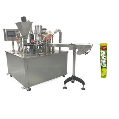 China Filling Sealing Paper Cup Automatic Juice Food Calippo Machine Filling and Sealing Machine for sale