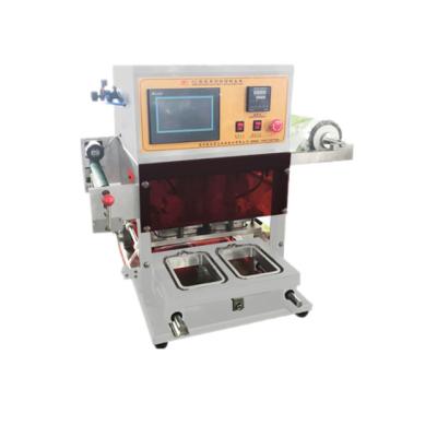 China Food Nitrogen Sandwich Tray Sealing Machine Tray Rinser Sealer for sale