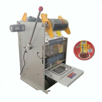 China Food Ready Meal Card Food Tray Wrapping Sealer for America Market Card Tray Sealer for sale