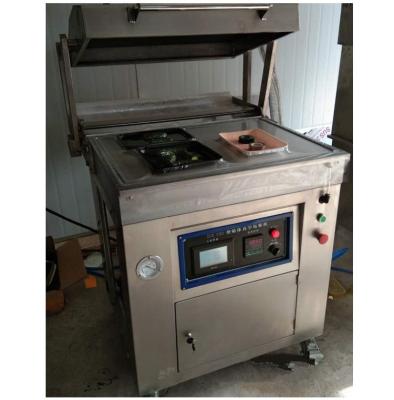 China Food Skin Vacuum Packing Machine For Meat Fish Shrimp /Salmon Meat Vacuum Skin Packaging Machine for sale