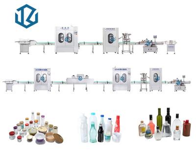 China High Quality Oil 6 Hole Widely Used Cooking Oil Production Labeling Machine Food Filling And Capping Line for sale