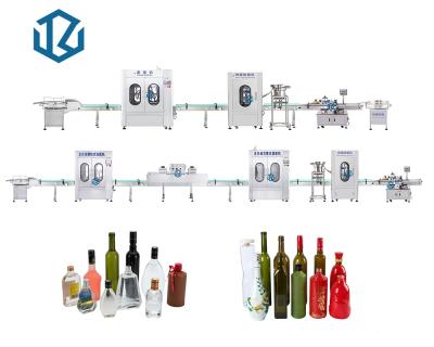 China Food China Machine for Wine Bottle Filling Capper and Sealer Machine for sale