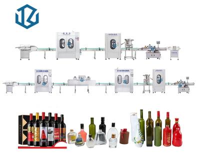 China Food Handle Wine Bottle Filling Machine Easy Assembly Line Capping Machine for sale