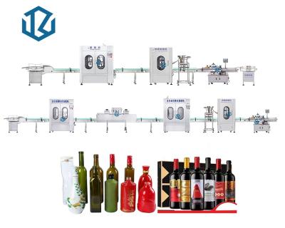 China 2021 popular high quality food grape wine filling machine and wine bottle capper filling machine line for sale