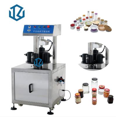 China 8th Generation Food Glass Bottle Semi-automatic Portable Can Sealing Three Or Four Rotation Tinplate Press Vacuum Can Sealing Machine for sale