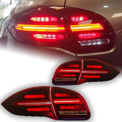 China Car Lights For Porsche 958 Cayenne LED Tail Lamp Tail Light Signal Drl Rear Stop Brake Animation Cayenne 2011-2014 Automotive Accessory for sale