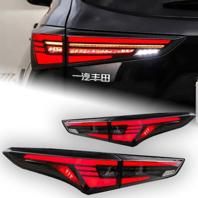 China Car Lights For Toyota 2021-2022 Highlander LED Tail Lamp Tail Lamp Drl Rear Stop Brake Animation Automotive Accessory GOLF VIII (CD1) for sale