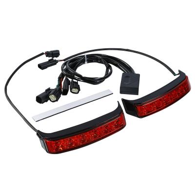 China TCMT XF2906C200-BR LED Saddlebag Brake Turn Light Red Fit For Harley Electra Road Glide FLHTK 14-20 XF2906C200-BR for sale